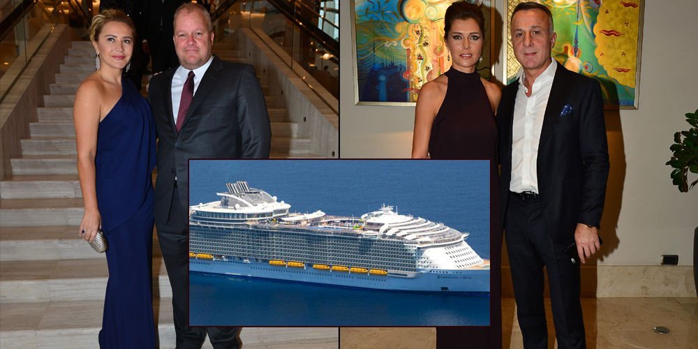 Denizde yıldönümü kutlaması