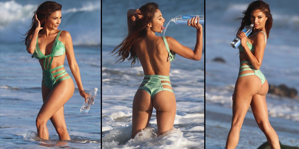 Malibu'da sıcak çekim