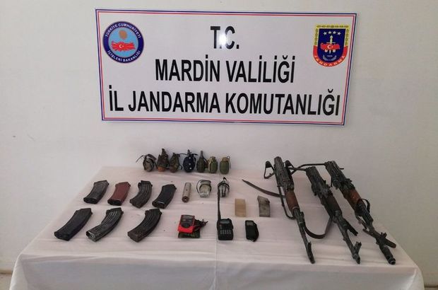 Mardin'de terör operasyonu: Çok sayıda mühimmat ele geçirildi
