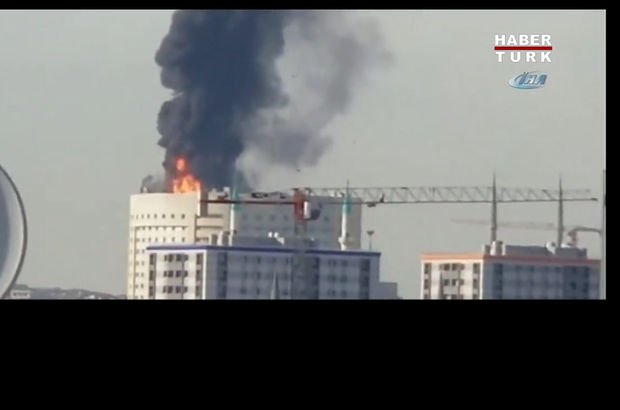 Gaziosmanpaşa'daki Taksim İlk Yardım Hastanesi'nde büyük yangın