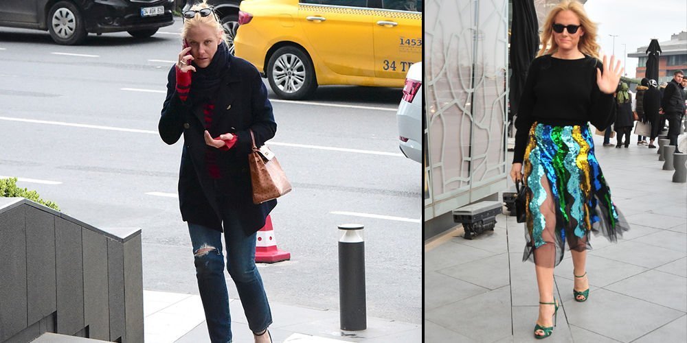 Kızı için kıyafet aldı