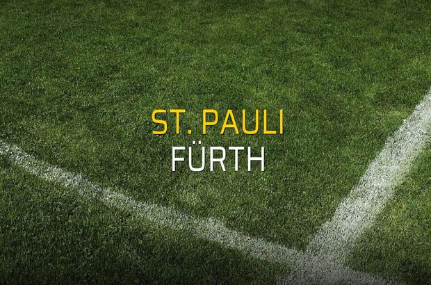 St. Pauli - Fürth karşılaşma önü