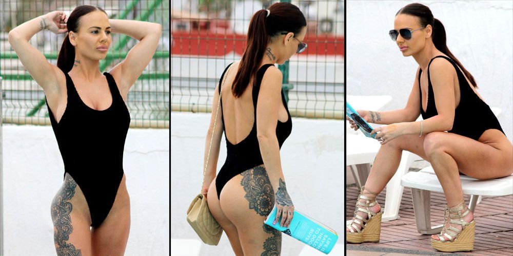 Mayosuyla şov yaptı...