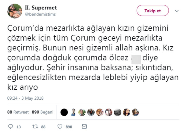 orum daki gizemli k z bulundu orum da a layan gizemli k zla