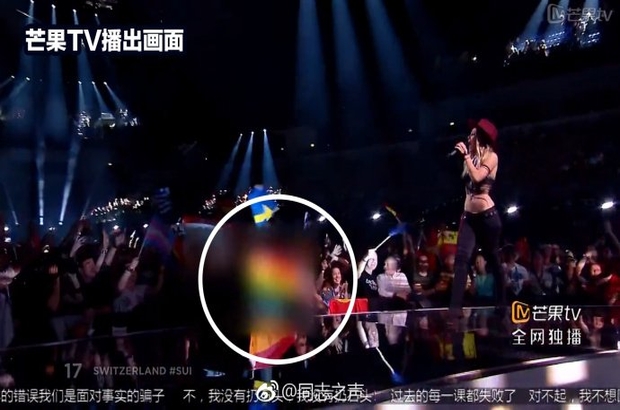 Eurovision'da LGBTİ bayrağını sansürleyen Çin'e yayın yasağı