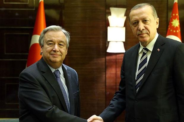 Cumhurbaşkanı Erdoğan, BM Genel Sekreteri Gutteres ile görüştü