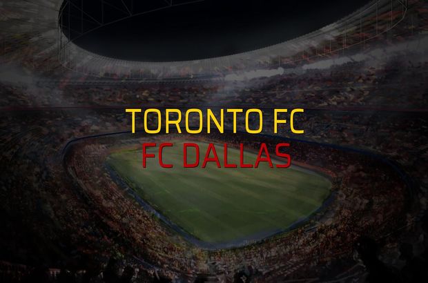 Toronto FC - FC Dallas maçı rakamları