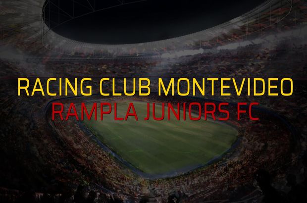 Racing Club Montevideo - Rampla Juniors FC maç önü