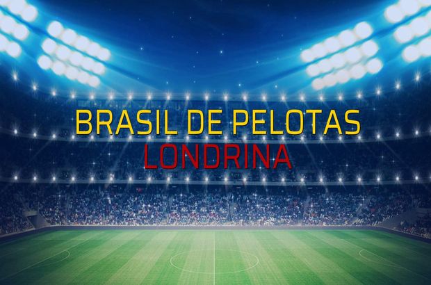 Brasil De Pelotas - Londrina karşılaşma önü