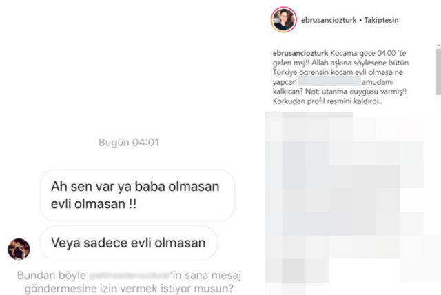 Ebru Şancı'dan eşi Alpaslan Öztürk'e mesaj atan takipçisine sert gönderme - Magazin haberleri