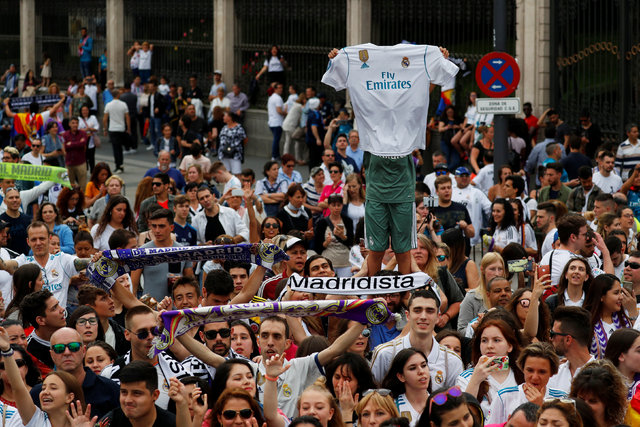 Real Madrid'in Şampiyonlar Ligi kutlamalarına damga vuran görüntü!