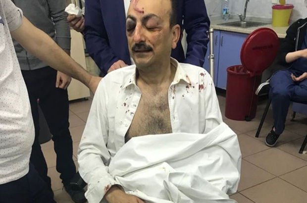 Saadet Partili milletvekili adayı Mehmet Fethi Öztürk'ü hastanelik ettiler