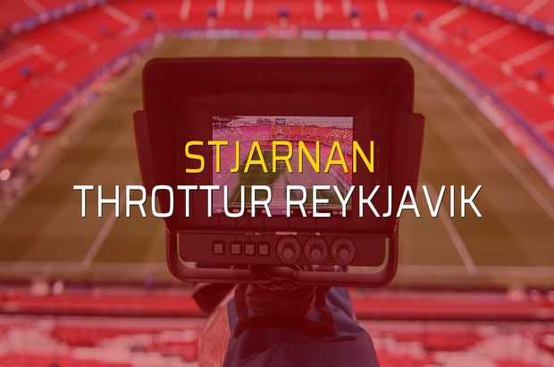 Stjarnan - Throttur Reykjavik maçı rakamları