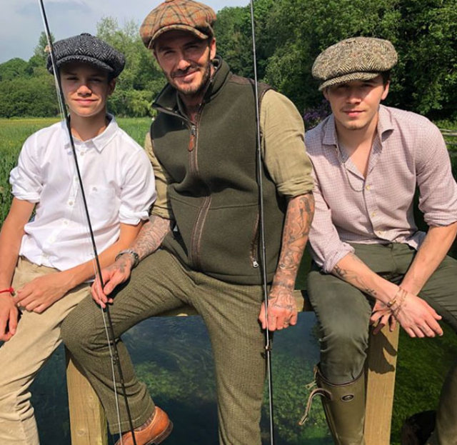 David Beckham oğullarıyla vakit geçirdi - Magazin haberleri