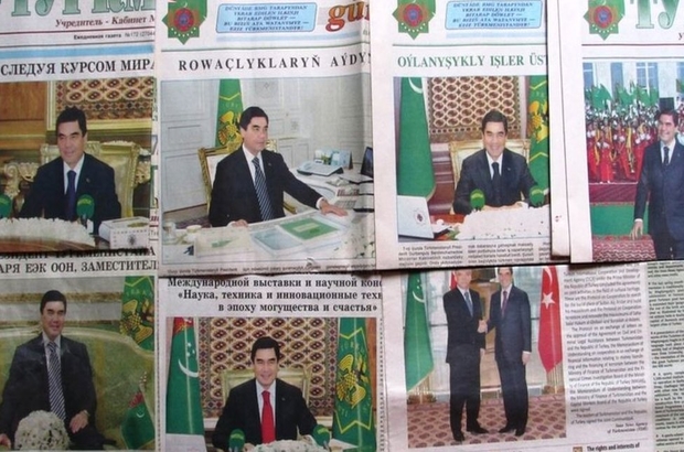 Türkmenler'e 'Cumhurbaşkanlı gazeteleri' tuvalet kağıdı yapmama uyarısı