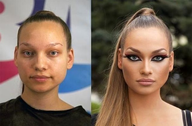 Rus kadınların makyajsız halleri