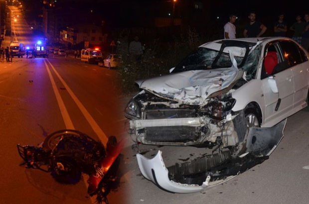 Otomobil Ile Motosiklet Kafa Kafaya Carpisti 2 Kisi Yasamini Yitirdi Son Dakika Haberleri