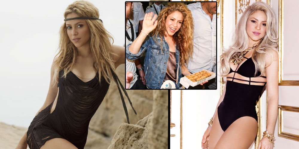 Shakira'ya baklavalı karşılama