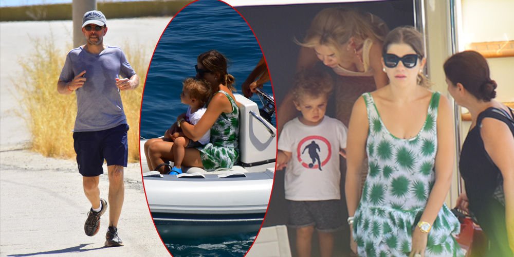 İşadamı Nezih Barut, Cennet Koyu'nda demirli teknesinden botla karaya çıkıp sabah yürüyüşü yaptı