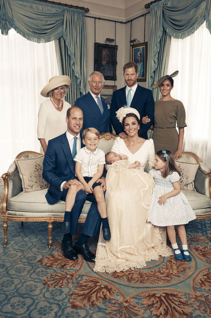   Kate Middleton and Prince William's third child display the baptism of Prince Louis 