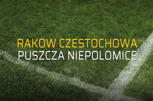 Rakow Czestochowa - Puszcza Niepolomice maçı rakamları