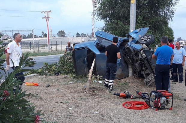 Mersin'de trafik kazaları: 2 ölü,2 yaralı
