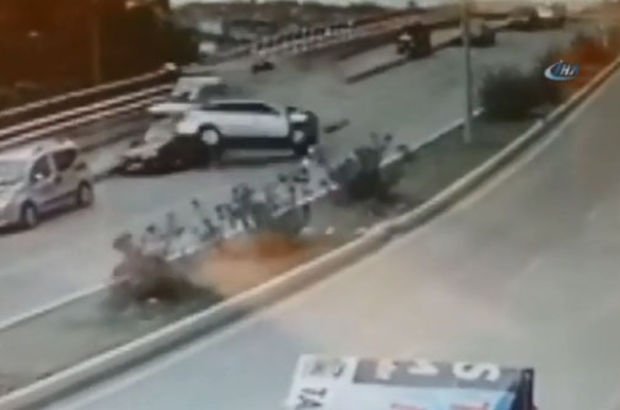 Korkunç kazada şoför camdan fırladı