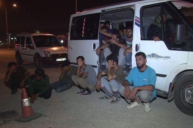 Adana’da 44 kaçak mülteci yakalandı