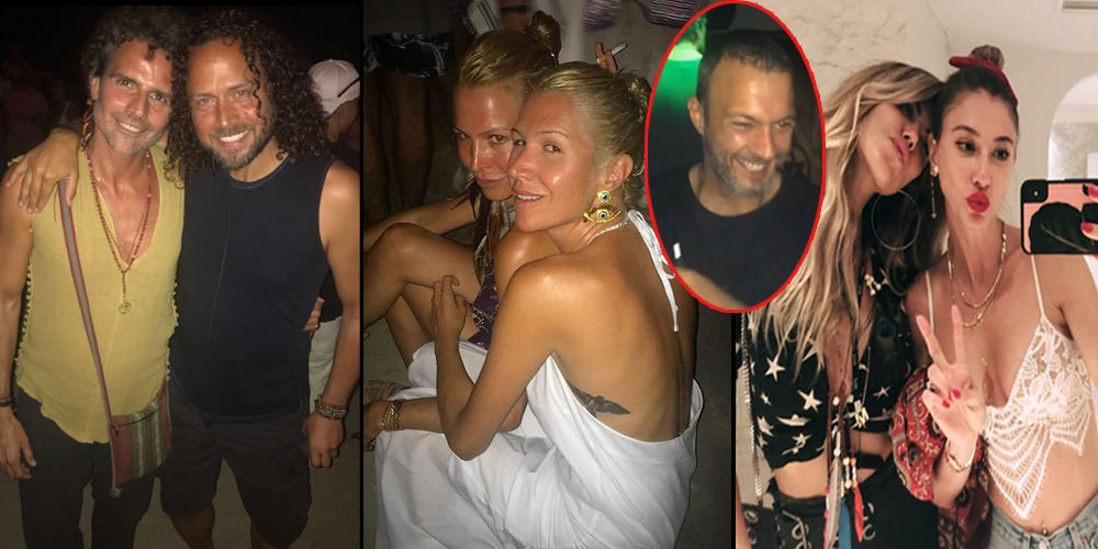 Genç sosyete Mikonos'ta coştu