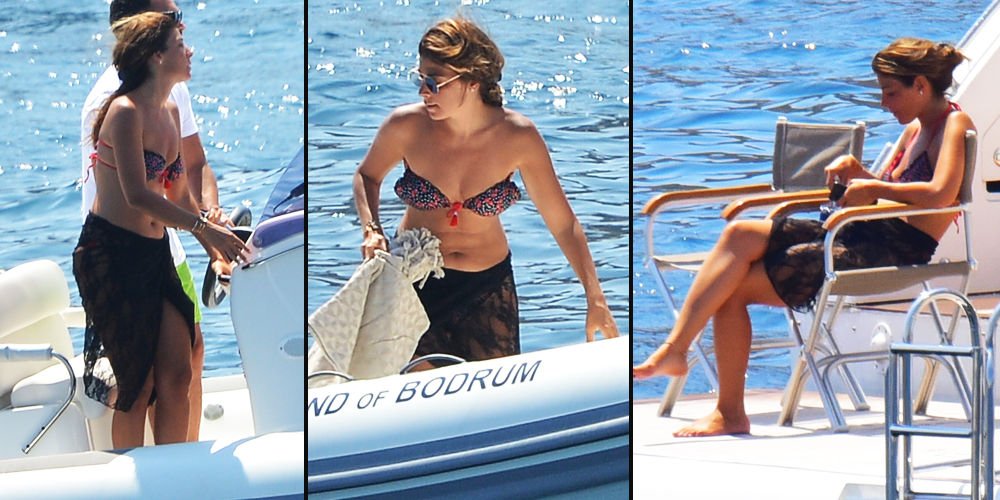 Tek başına Yalıkavak'ta...