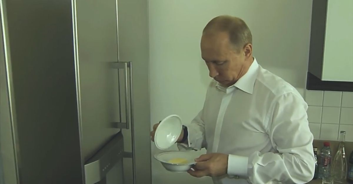 Путин сварил уху