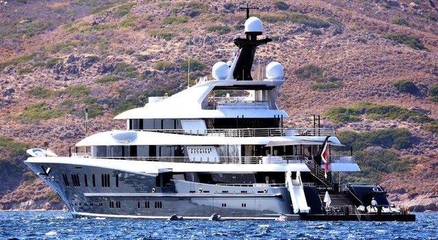   One of the richest of Poland Kulczyk Family with their yachts in Bodrum 