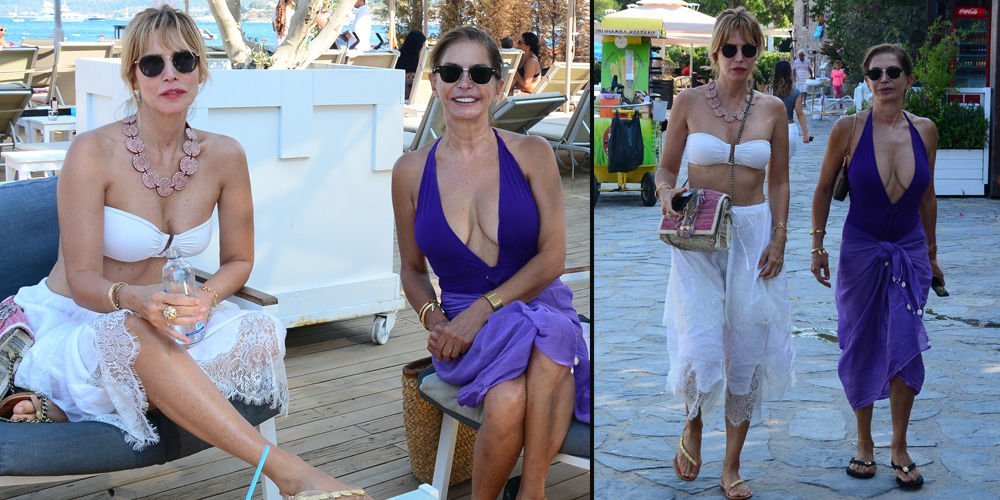 Anne kız Bodrum'da buluştu