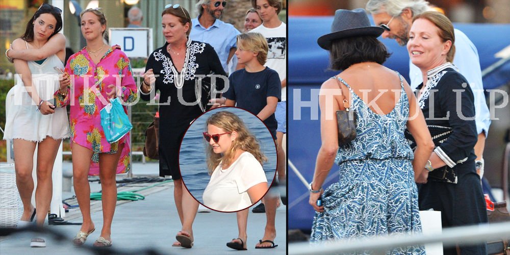 Koç ve ailesi tatilde