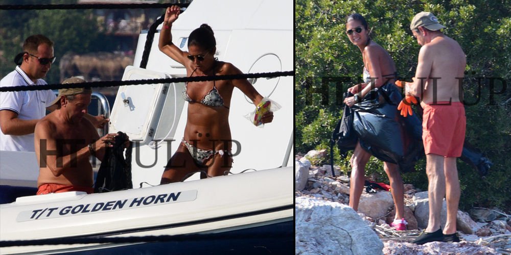 Bozburun'da çöp topladılar