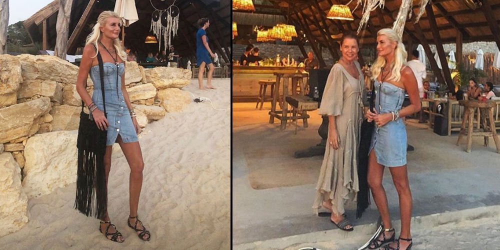 Yakın dostlar plaj partisinde