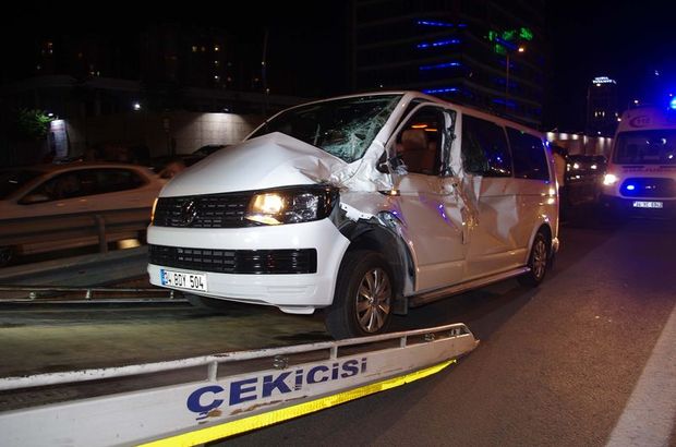 Kartal’da trafik kazası!  6 kişi yaralandı
