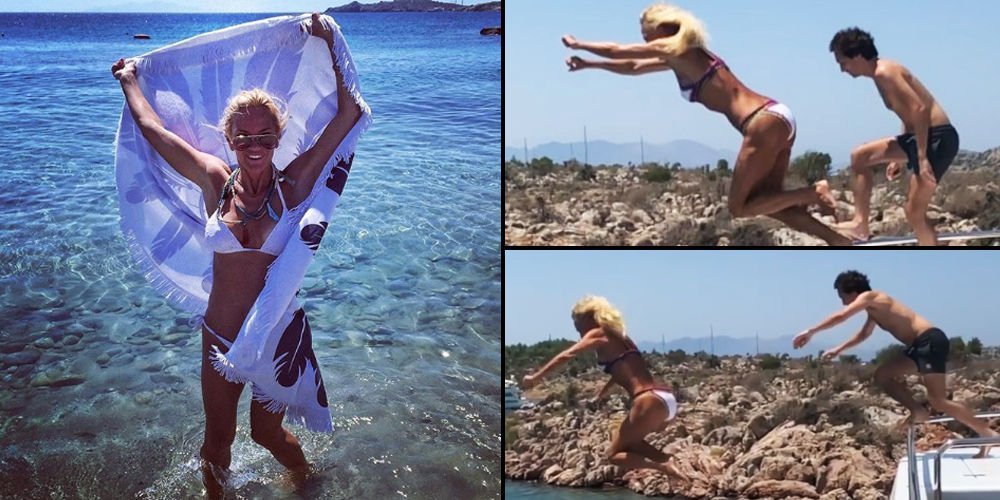 Marmaris'te eğlenceli atlayış