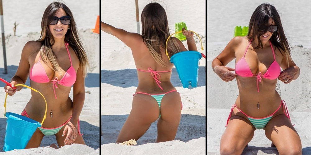 Romani'den bikini şov