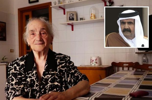 Katar'ın eski Emiri, İtalyan kadının 'tuvalet jestini' unutmadı!