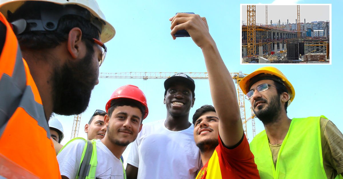 Böyle başlamıştı İşte Göztepe Stadında son durum Böyle başlamıştı İşte Göztepe Stadında son durum