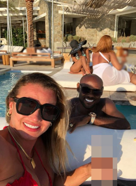 Vagner Love ve eşi Lucilen Pires Mikonos'ta tatilde - Magazin haberleri