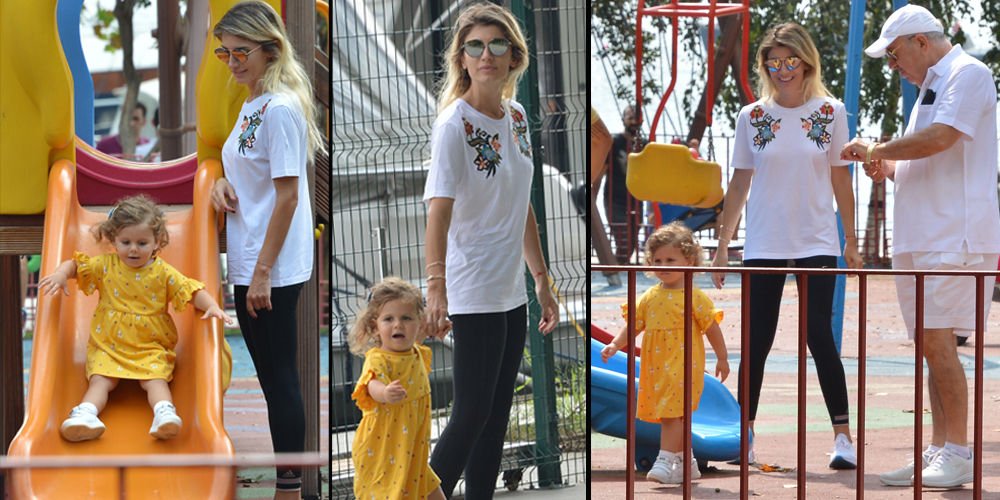 Sabancı'nın park keyfi...