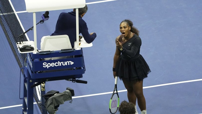 Serena Williamsa 17 bin dolar ceza Serena Williamsa 17 bin dolar ceza