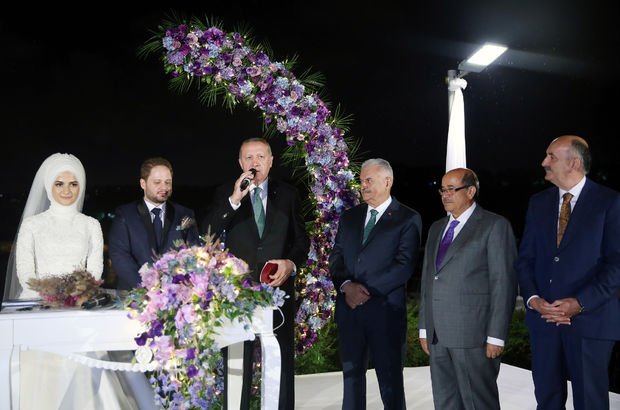 Başkan Erdoğan Saide Simin Mercanın nikah şahidi oldu 41