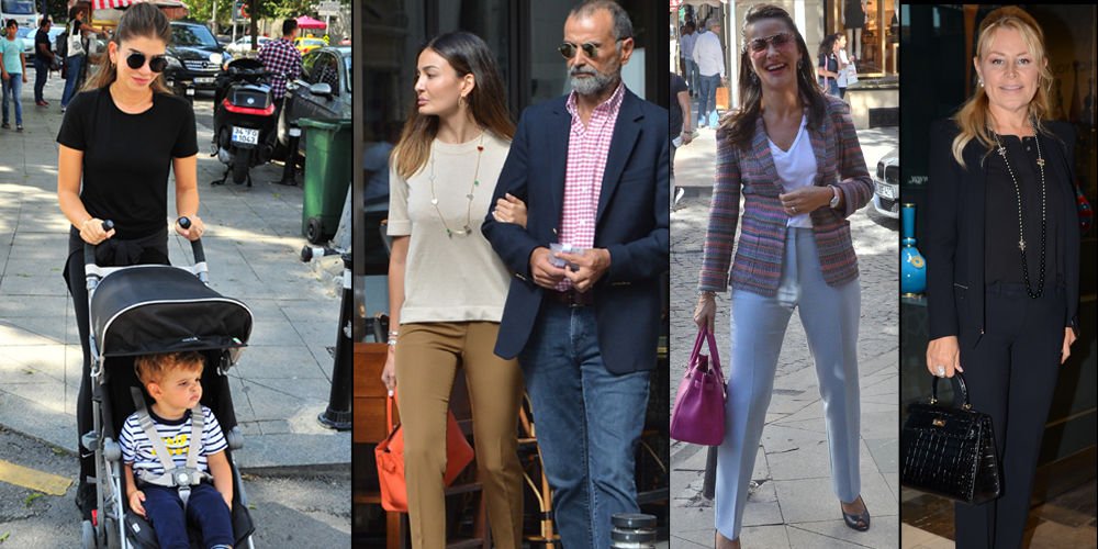 Caddelerde sonbahar hareketliliği