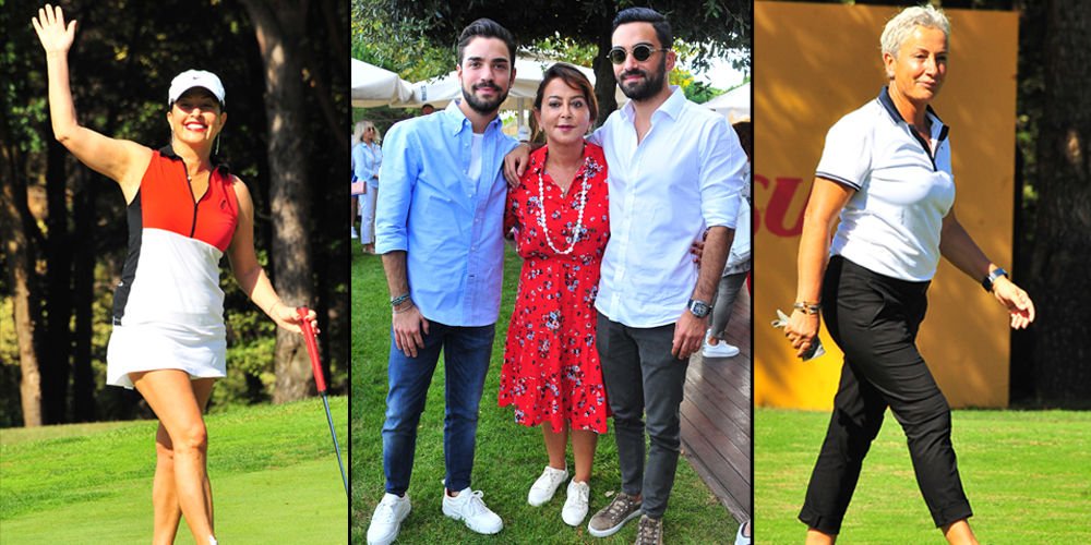 Usta golfçüler sahaya indi...