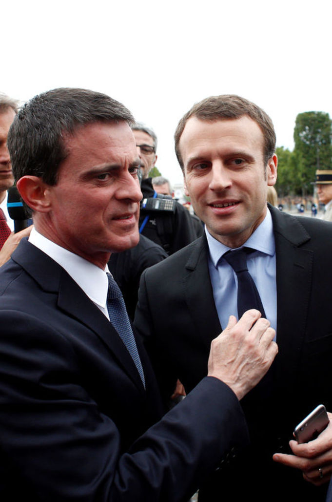 Valls, Macron