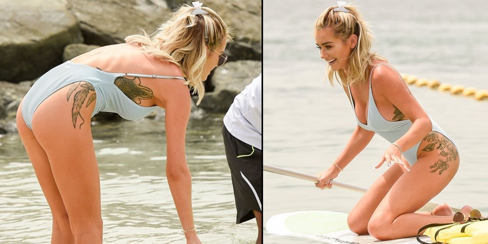 Dövmeli güzel Dubai'de...