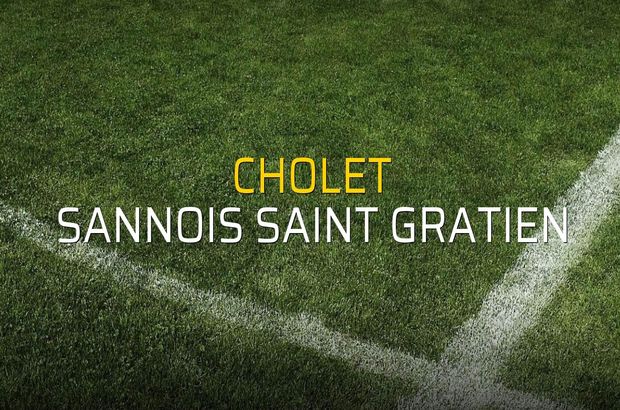 Cholet - Sannois Saint Gratien rakamlar